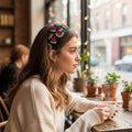 Handcrafted Watermelon Beaded Embroidered Headband