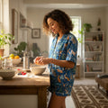 Blue Woodland Cotton Pyjama Set | Hand Block Print | The Marigold Story