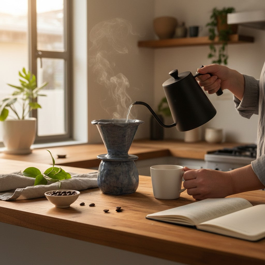 Handcrafted Ceramic Pour-Over Coffee Set